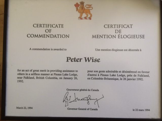 Certificate of Commendation