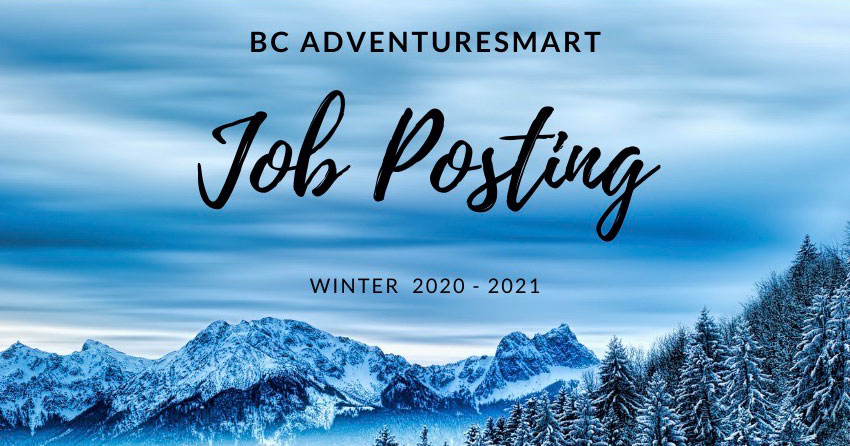 BC AdventureSmart Winter 2020-21 Job Posting