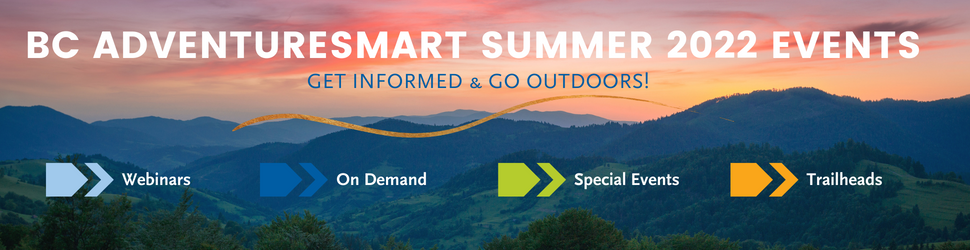 BCAdvSmart Summer 2022 events poster for BCSARA