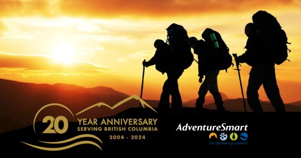 Celebrate 20 Years of BC AdventureSmart With Us!